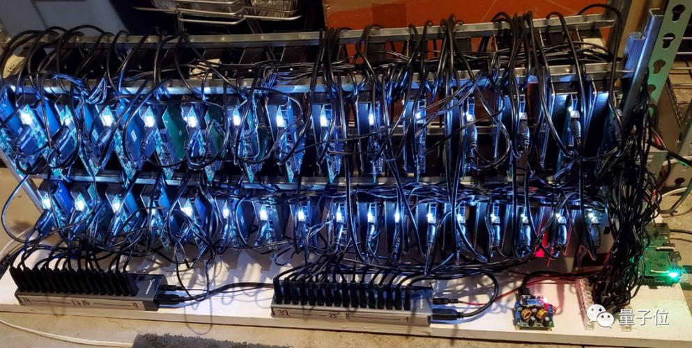 An intricate view of a miner's setup, highlighting the core components that drive successful cryptocurrency extraction
